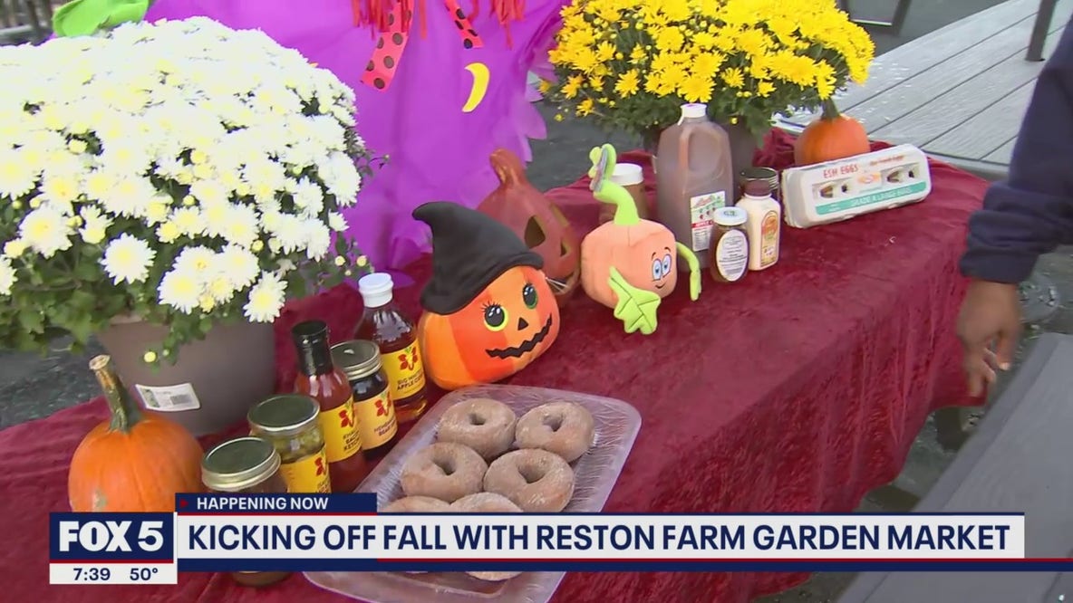 Kicking off Fall at the Reston Farm Garden Market